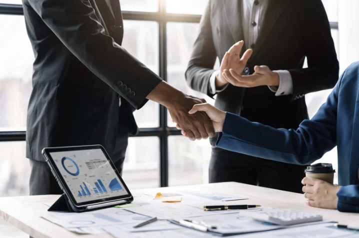 Business discussion for a merger between organizations
